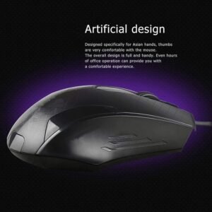 Wired Optical Mouse – Ergonomic, 1000 DPI for Laptop | Compshop