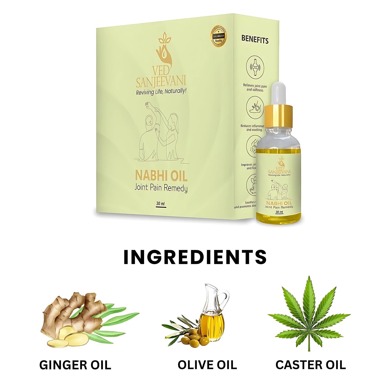 Nabhi Oil – Ayurvedic Joint Pain Relief & Flexibility Booster