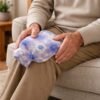 Floral Printed Hot Water Bag – Soft Plush Cover for Pain Relief
