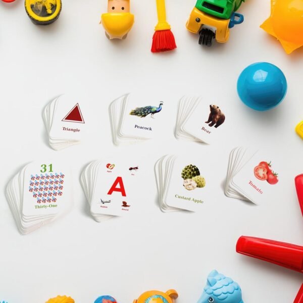 Early Learner Flashcard Set – 224 Durable Educational Cards