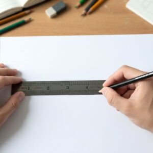 Measuring Ruler – Precision Steel 15 cm with Clear Markings