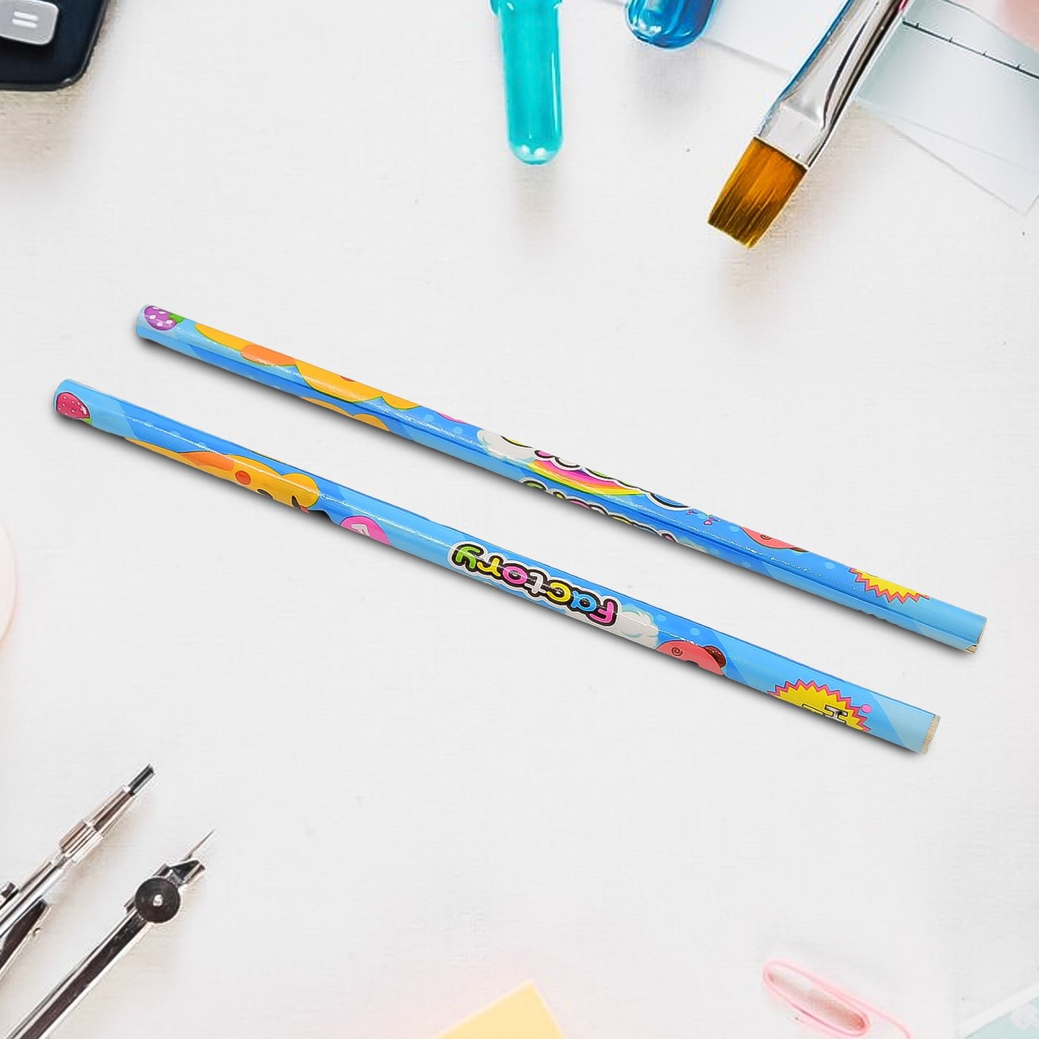 Kids Cartoon Pencil Set – Fun Wooden Stationery for School | Writezo