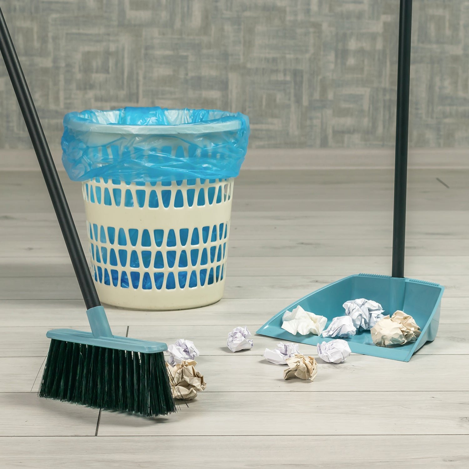 Long Handle Dustpan and Brush – Ergonomic Cleaning Set | VoltDesk