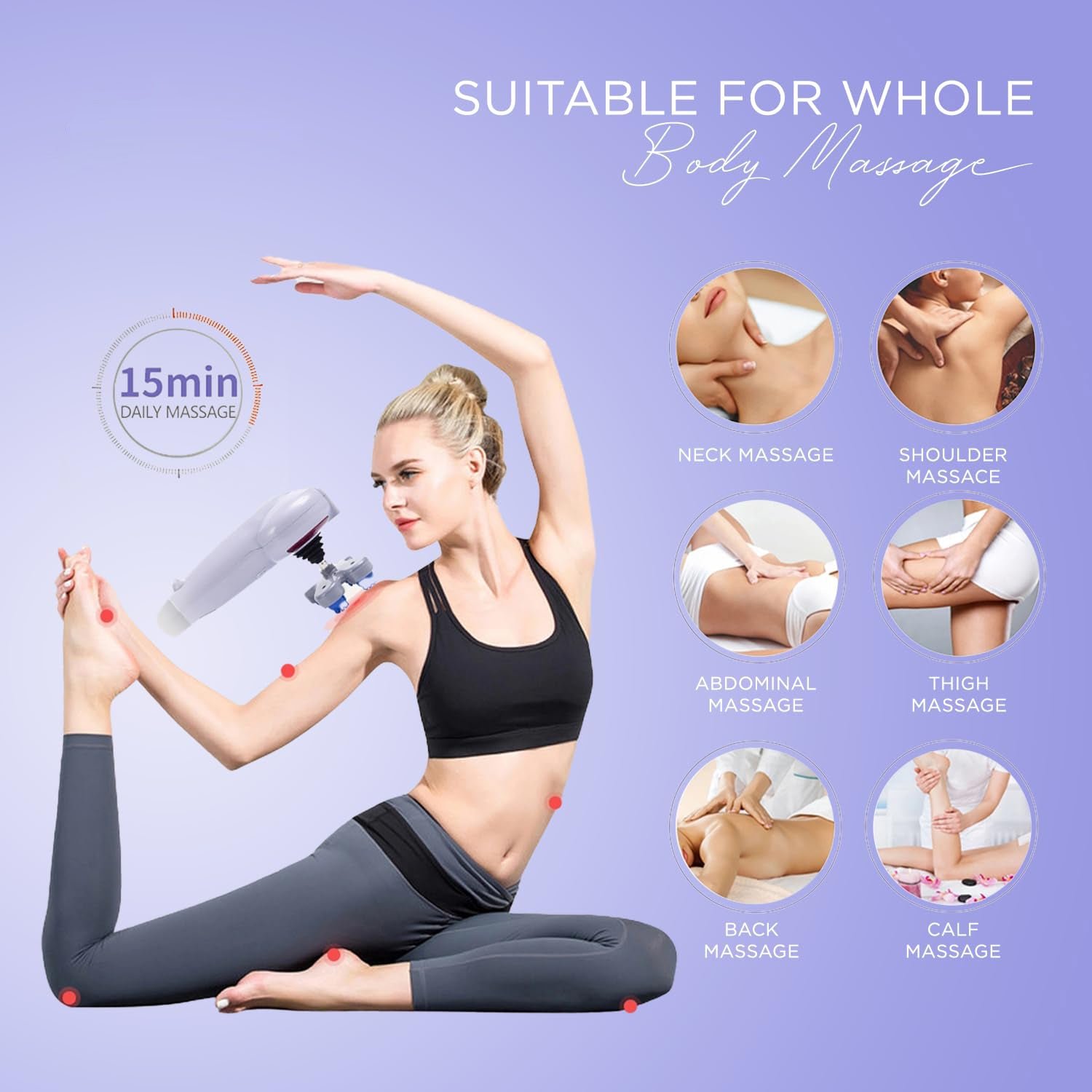 Full Body Massager – 8-in-1 Electric for Muscle Relief | Velvet Wellness