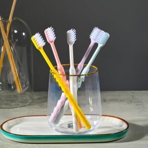 Soft Plastic Toothbrush Set – 20 Pcs with Travel Box | BrushedUp
