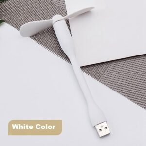 Portable USB Fan, Light & 3-Port Hub Combo for Laptops | Deskrova