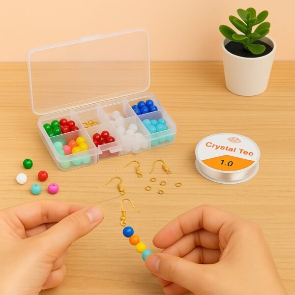 DIY Jewellery Making Kit – Complete Set with Colorful Beads & Accessories