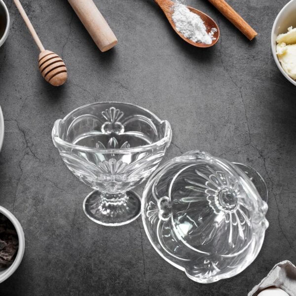 Glass Ice Cream Cups – Elegant Dessert Serving Set (6 Pcs) | Styleva
