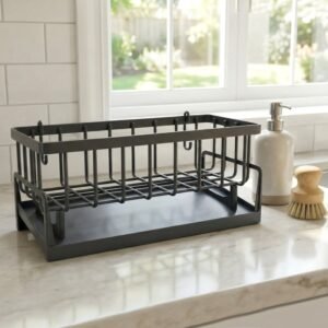 Plastic Bathroom Storage Rack – Multipurpose Shower Organizer