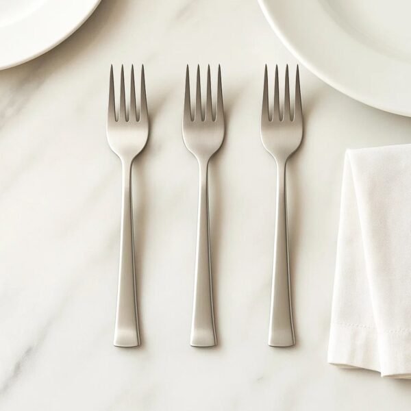Stainless Steel Dinner Fork Set – 3 Pcs, Premium & Rust-Resistant
