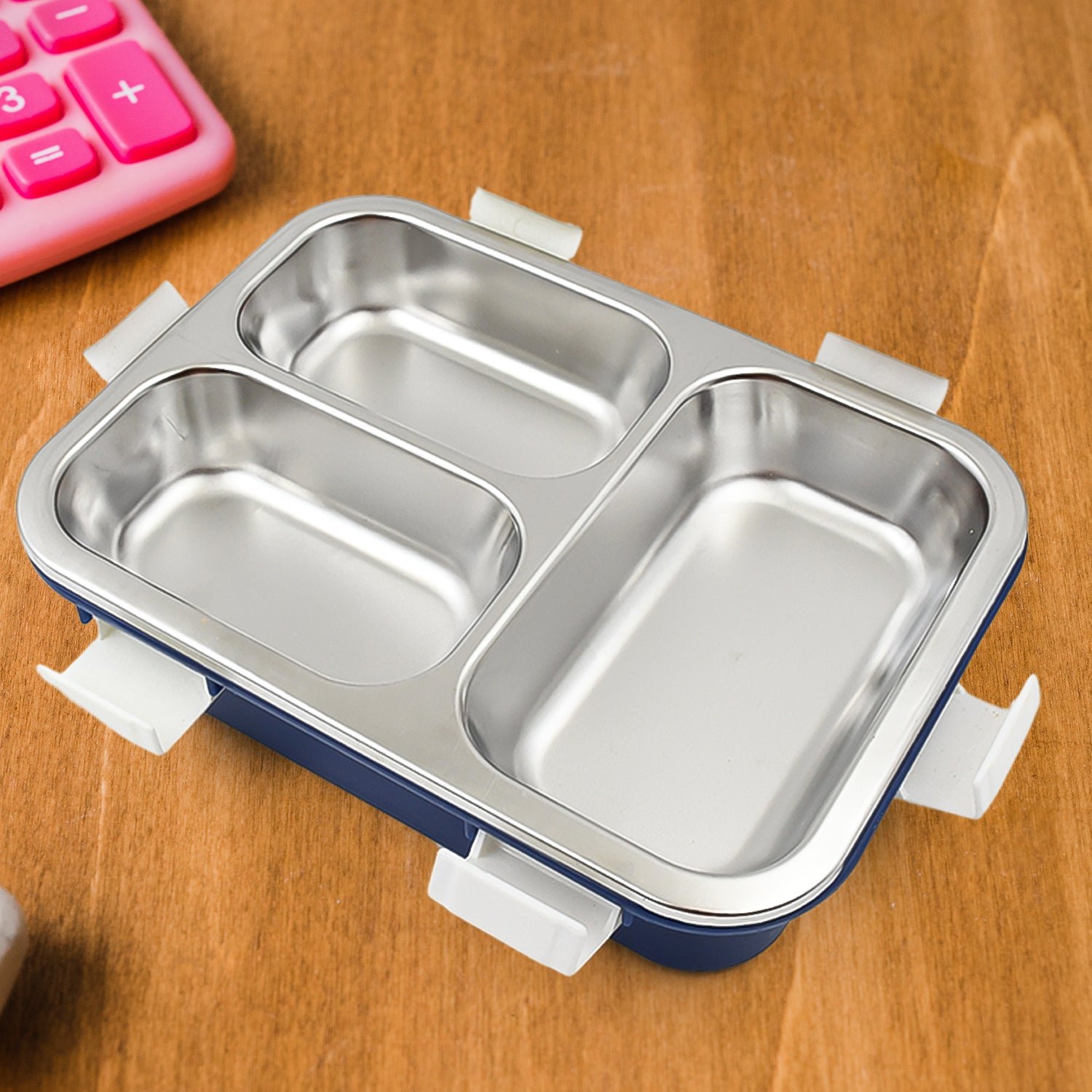Insulated Lunch Box – 3-Compartment Stainless Steel | Lunchie Bunchie