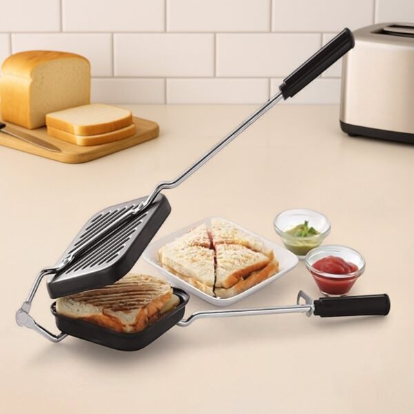 Grill Sandwich Toaster – Heavy Gauge Aluminium with Non-Stick Coating