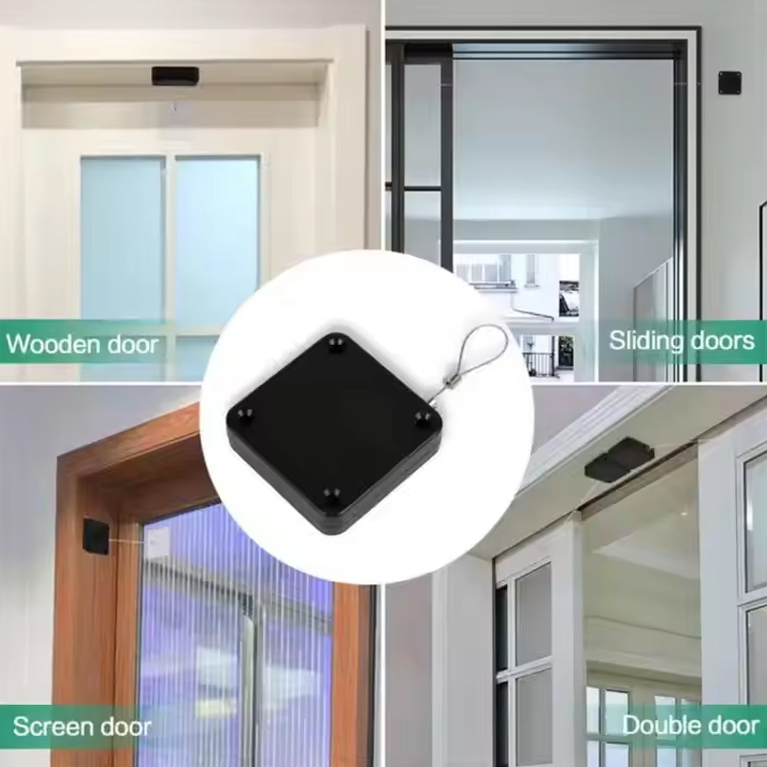 Automatic Door Closer – Punch-Free Sensor for Home | Safelix