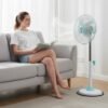 12V DC Hybrid Pedestal Fan – High-Speed Cooling for Home & Office