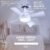 Ceiling Fan & LED Light – Space-Saving Cooling & Bright Illumination