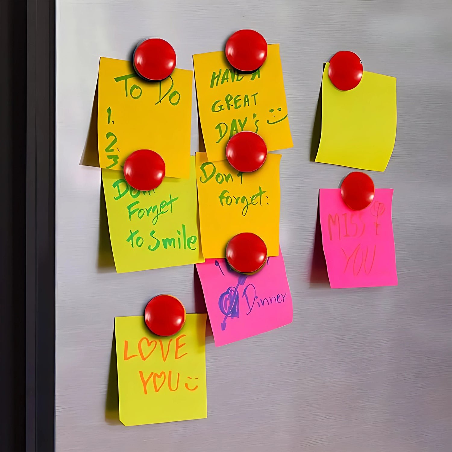 Red Magnetic Board Button – Strong Hold & 30mm Diameter