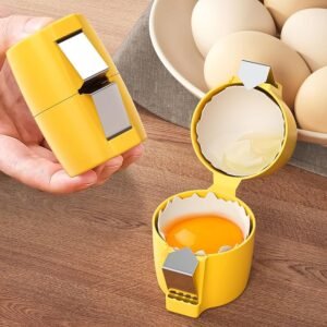 Egg Shell Opener – Handheld Egg Cracker Tool for Raw Eggs | Quickslice