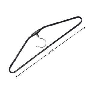 Stainless Steel Hangers – Durable 10-Pack Wardrobe Organiser | BathNova