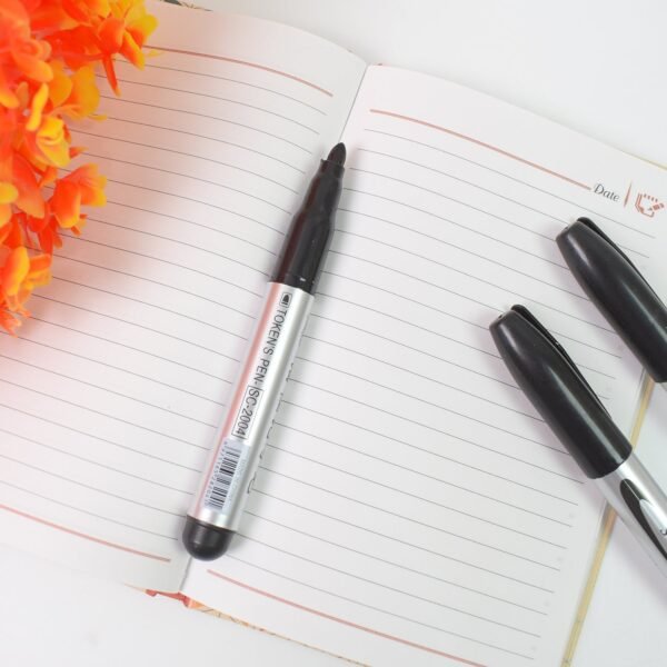 Black Marker Set – 4 Pcs for School & Office | ScribbleJoy