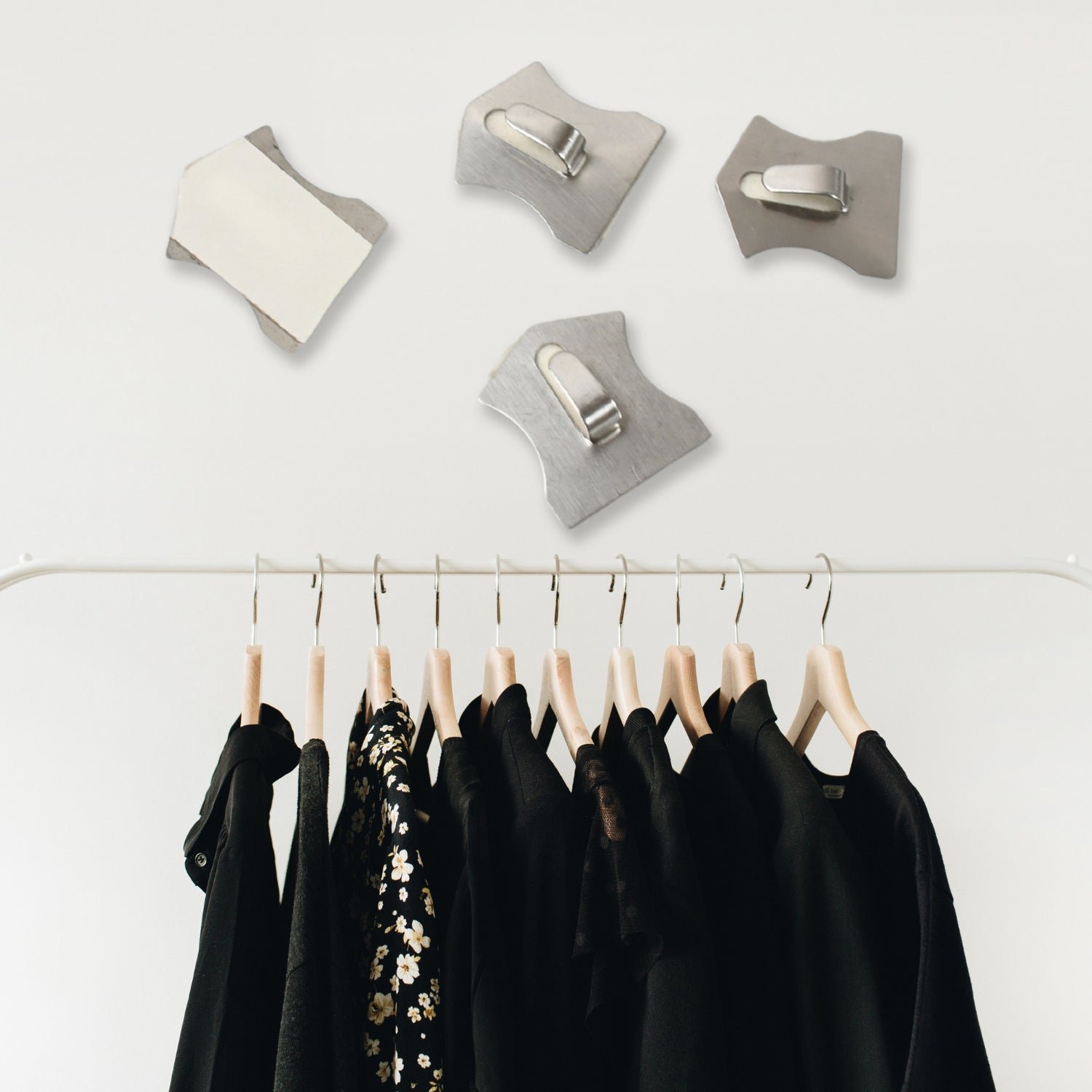 Self-Adhesive Hooks – Heavy Duty Stainless Steel | GlimmerHome