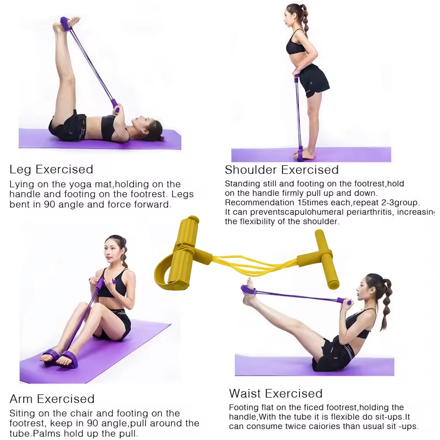 Pull Rope Exerciser – Full Body Workout & Toning | FitFuzion