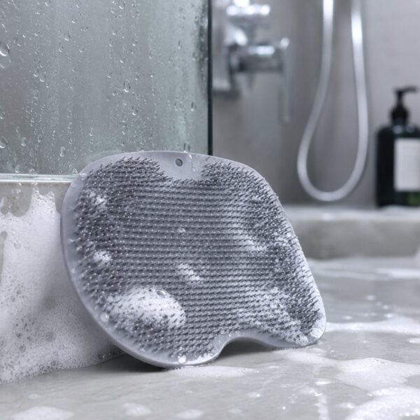 Silicone Foot Scrubber Mat – Soft Bristles for Easy Foot Care