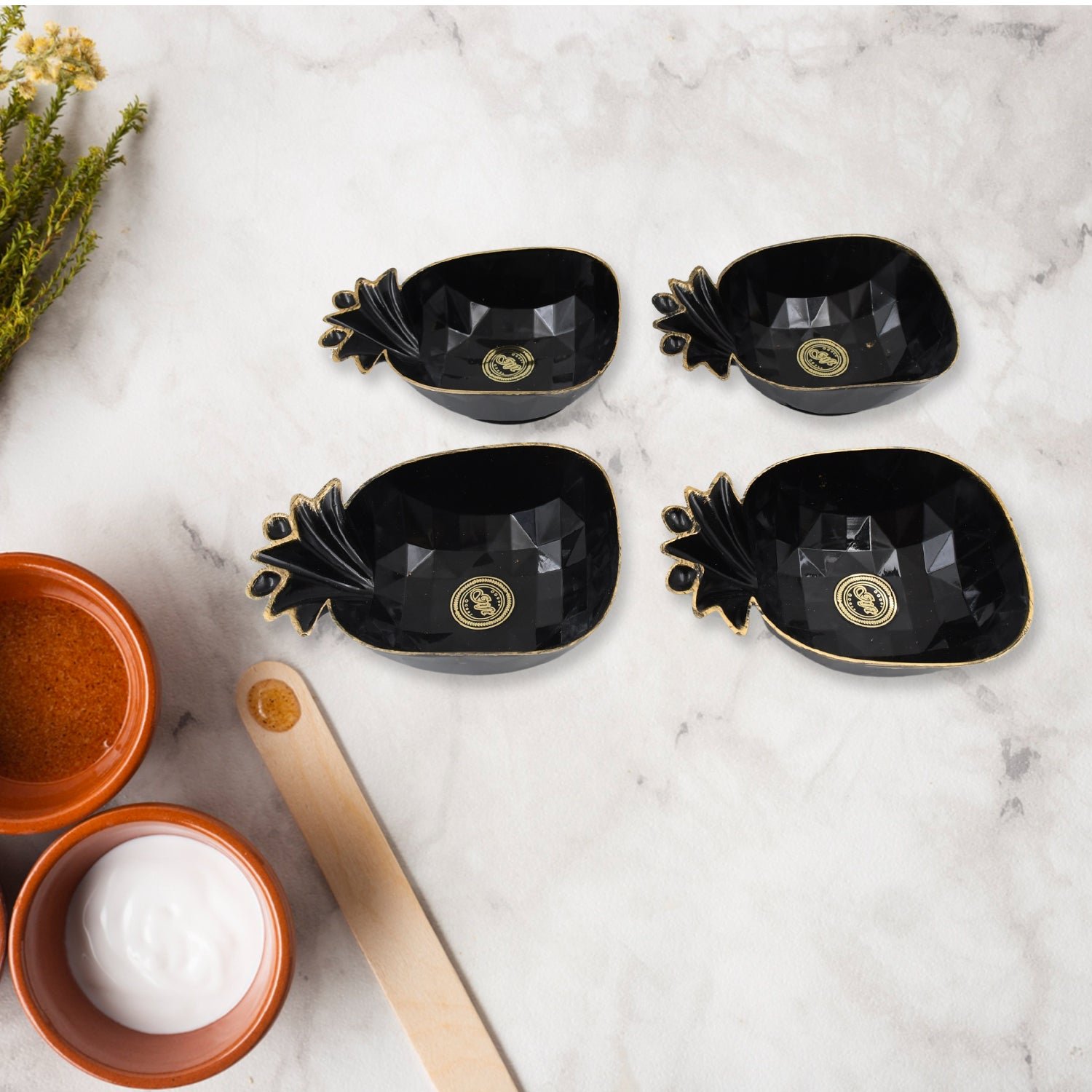 Ceramic Tea Set – Pineapple Design 12-Piece Drinkware | NG