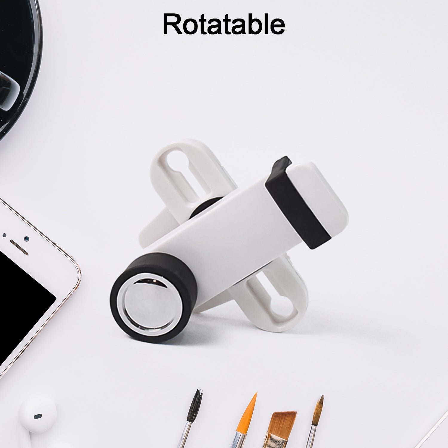 Car Phone Holder 180° Rotating – Universal Auto Mount with Gravity Grip