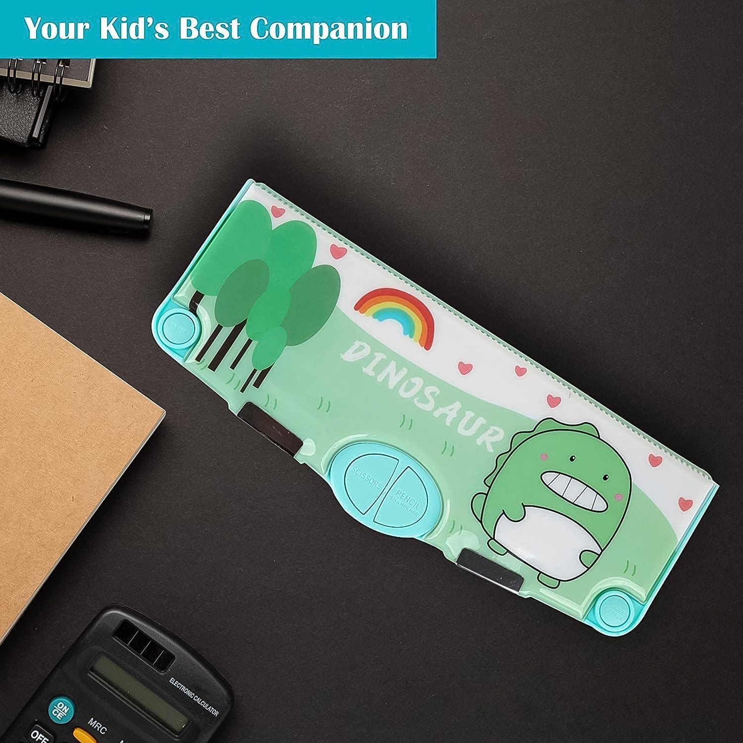 Magnetic Pencil Box – Space Theme & Multifunctional | Spark Tots