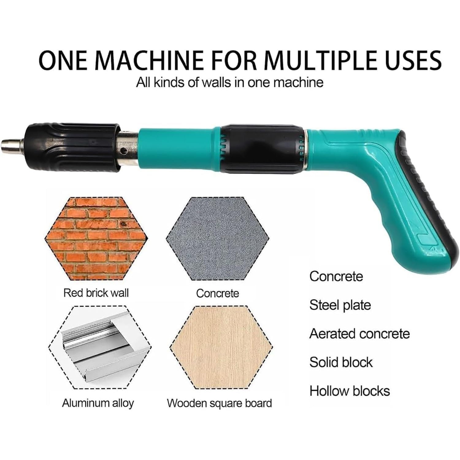 Manual Steel Nail Gun – Portable Wall Fastener | BoltForce