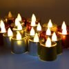 LED Diya – Smokeless Electric Candles 24 Pc Set | Styleva