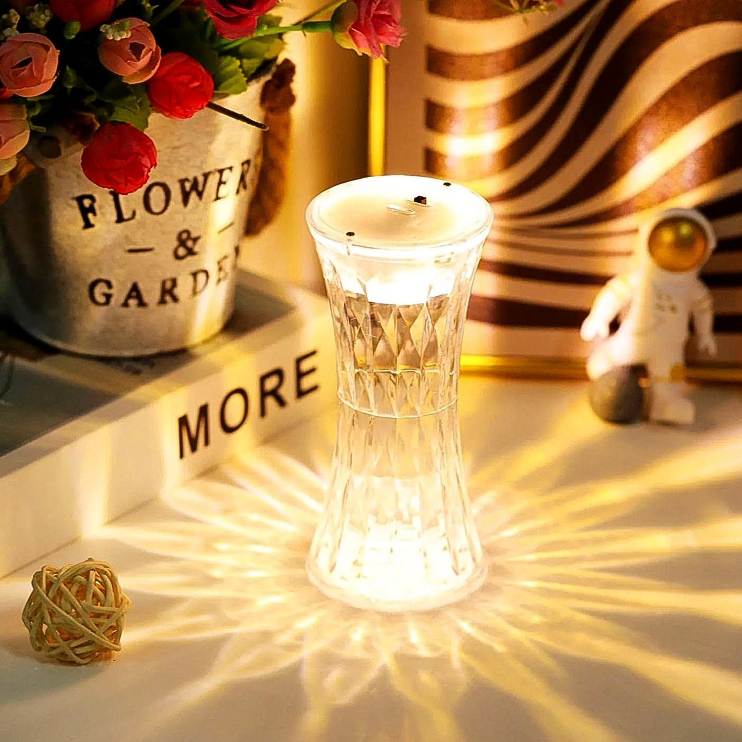 Crystal Night Light Lamp – Soft Lighting & Eye Protection | Indo Glow