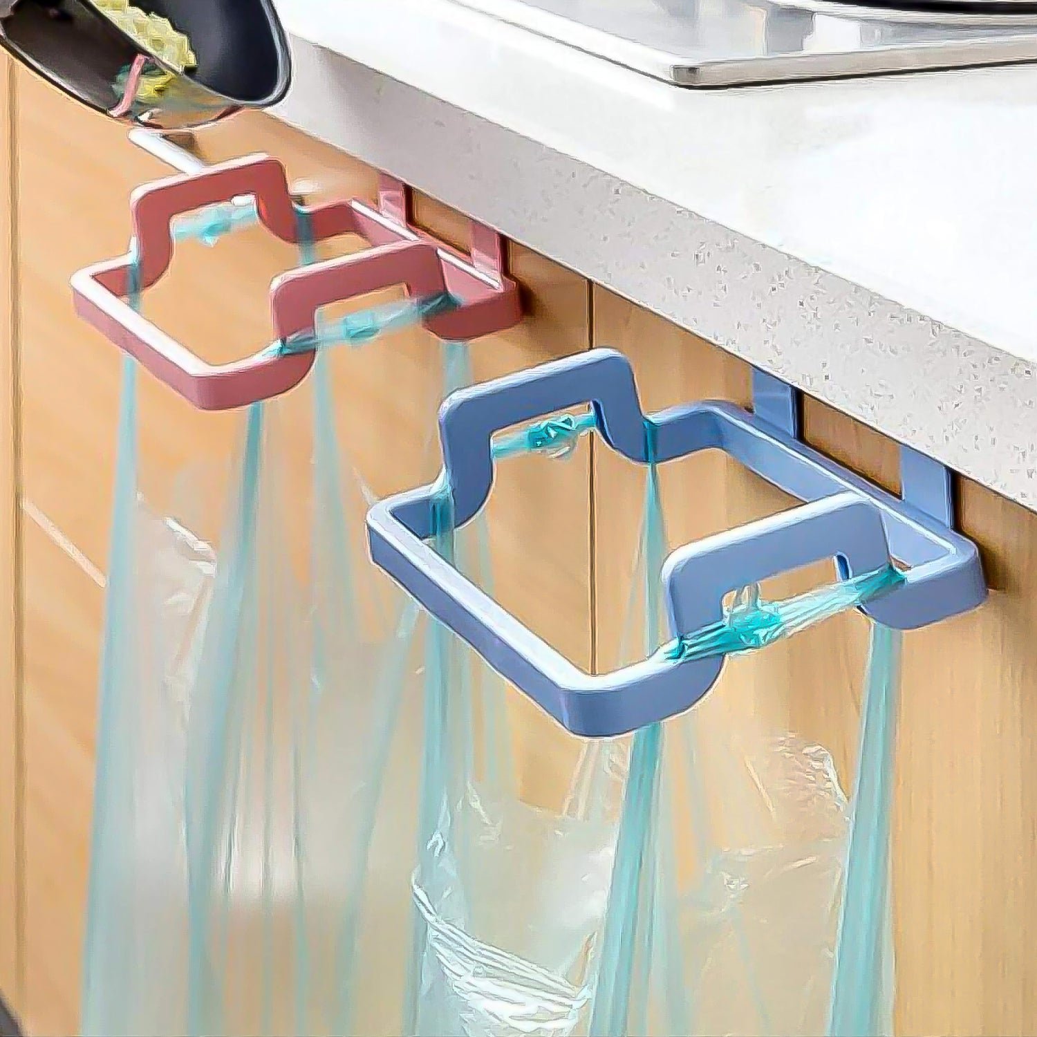 Garbage Bag Holder – Kitchen Door & Cupboard Storage | Storenzo