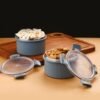 Rustic Jar Set – 2 Airtight 450ml Kitchen Storage Containers