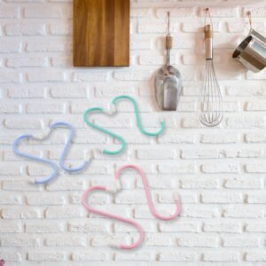 S Hooks Metal – Heavy Duty Hanging Hooks (6 Pcs) | VoltDesk