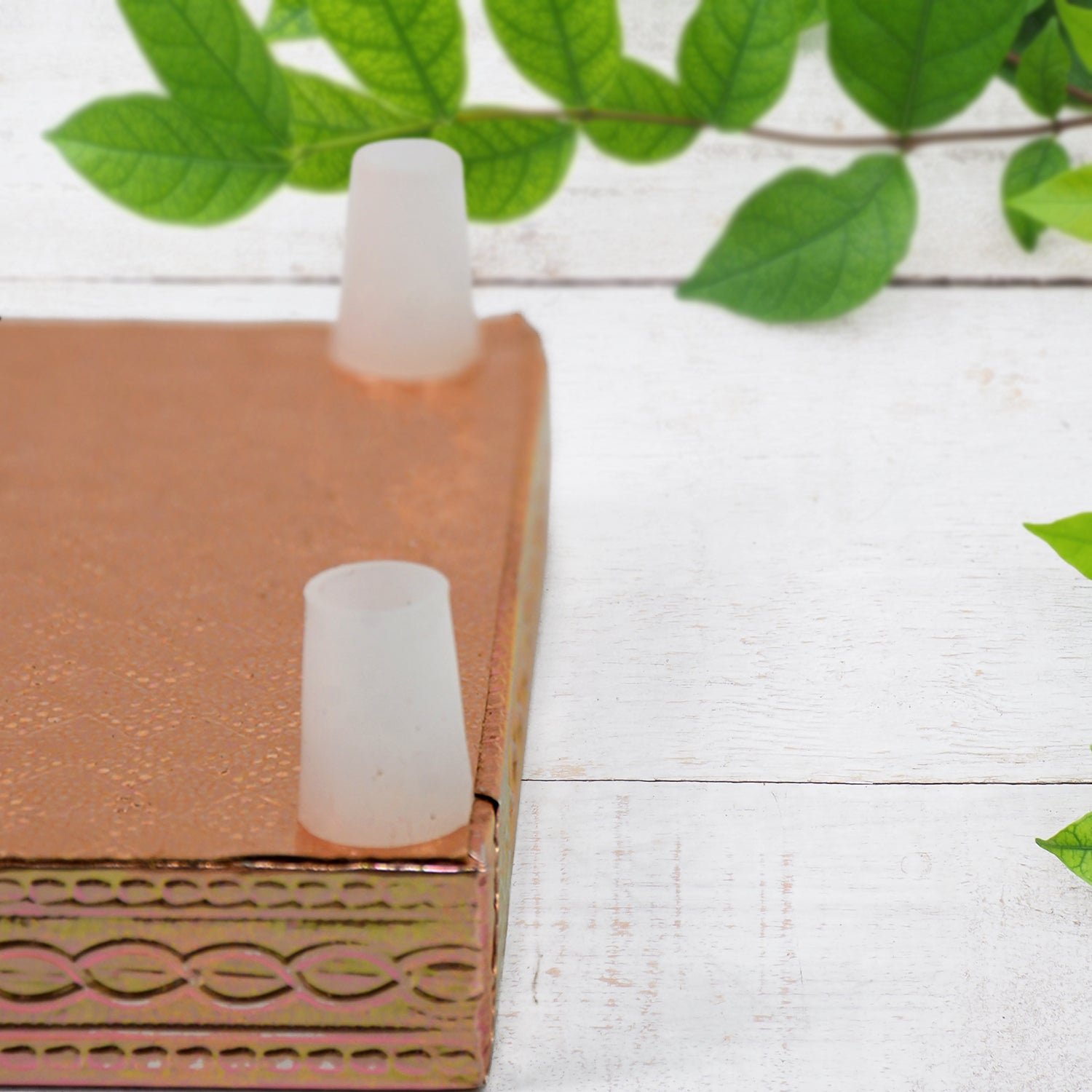 Meenakari Puja Chowki – Handcrafted Wooden Bajot Set | VoltDesk