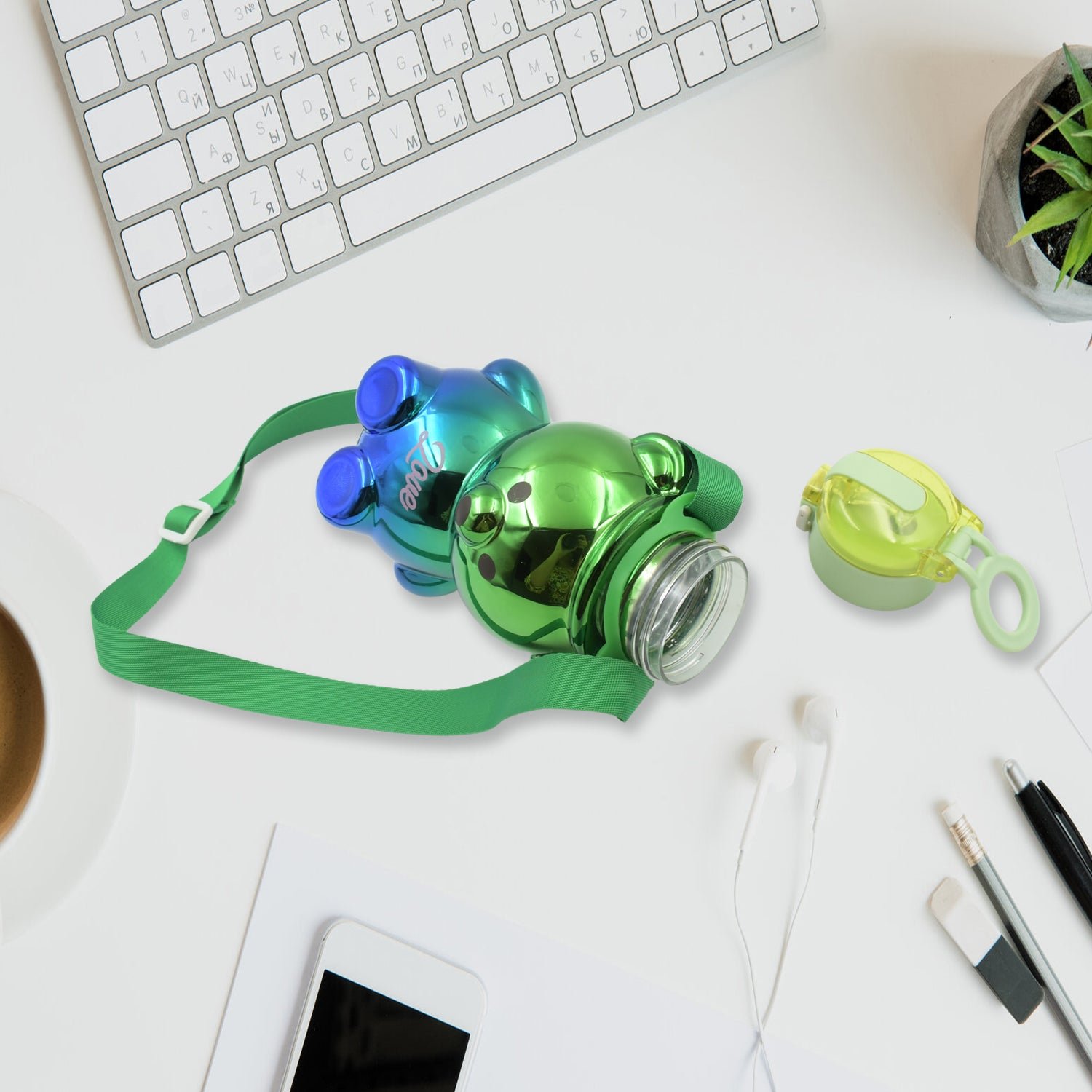 Kids Water Bottle – Strap, Stickers, 1L | Own Hydrate