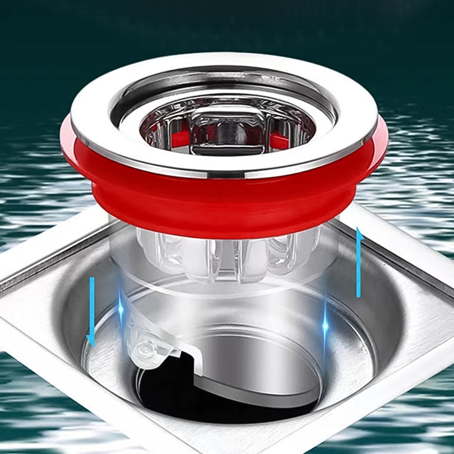 Odour Proof Floor Drain – Magnetic Valve for Fresh Bathrooms