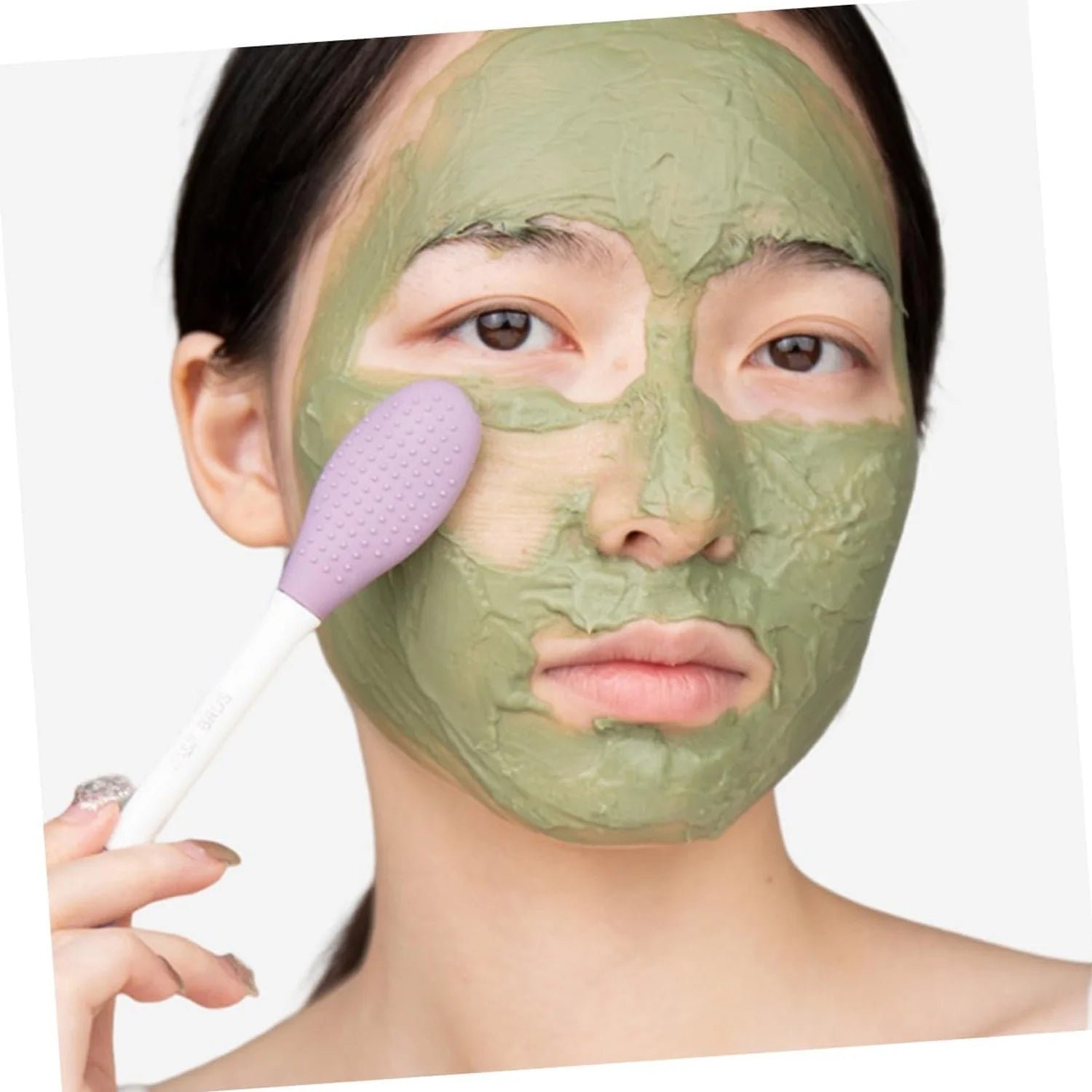 Silicone Mask Brush – Dual-Ended Face Skincare Tool | GlowForm