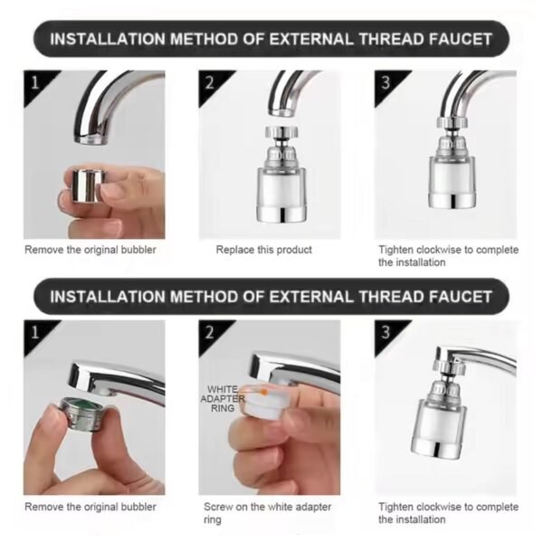 03_91985aaf-a355-4652-b8e2-ec8132220b5b Swivel Faucet Aerator – 360° Rotatable & Foldable | Mist & Relax