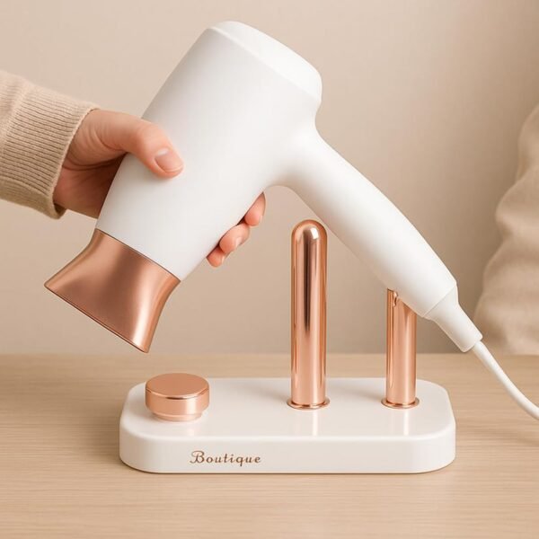 Wall Mount Hair Dryer Holder – Space-Saving & Heat Resistant