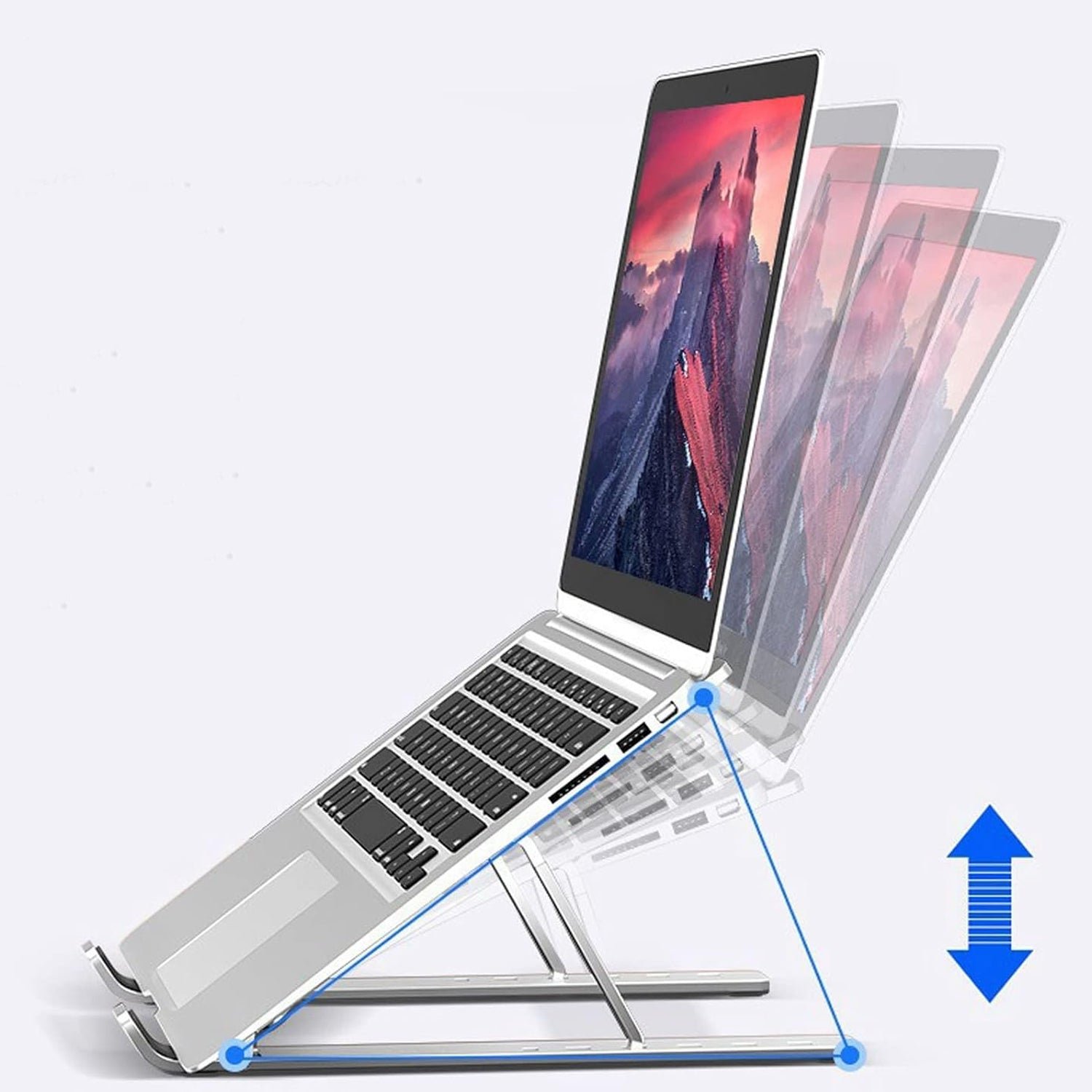 Metal Portable Laptop Stand – 7 Adjustable Angles | Gambit