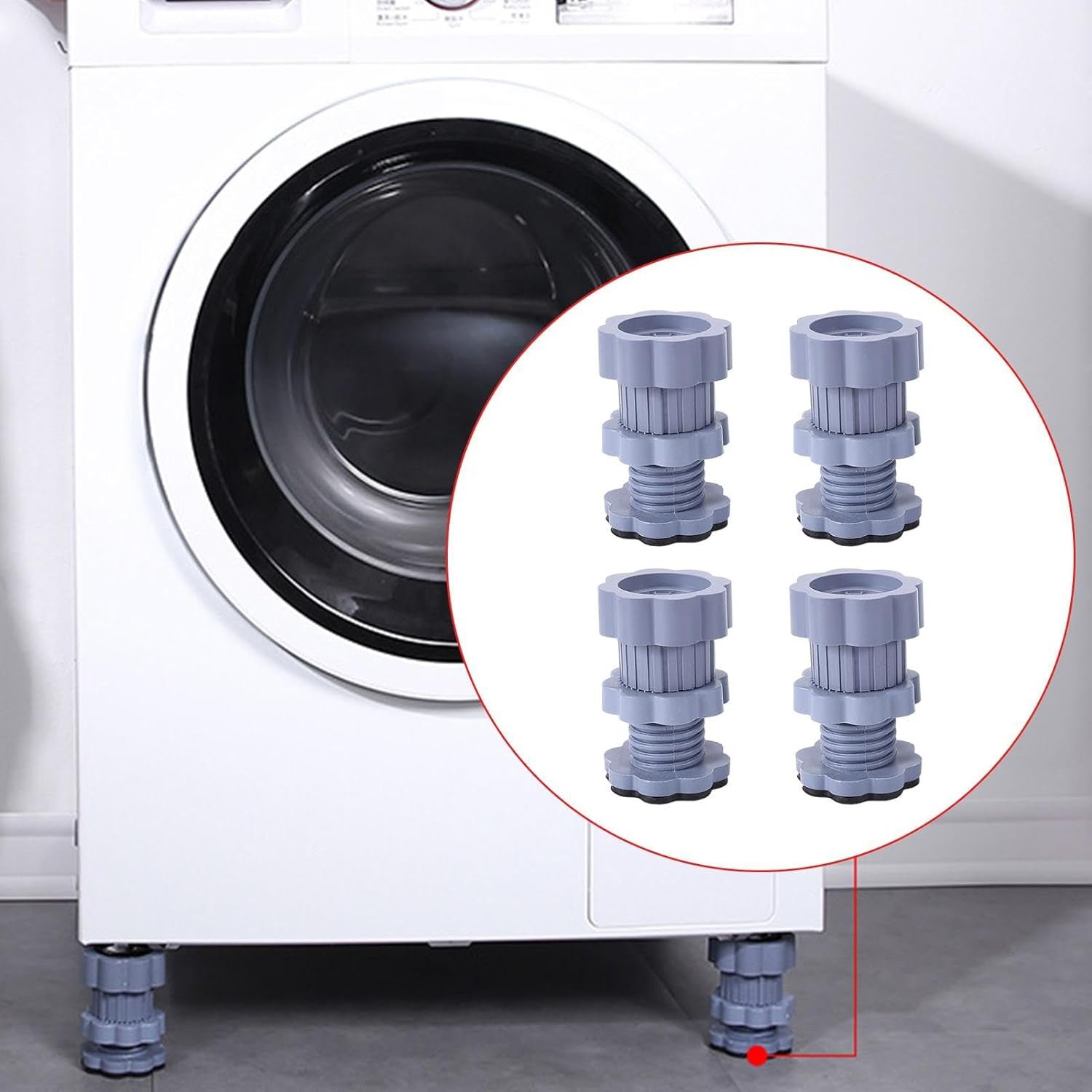 Washing Machine Anti-Vibration Pads – Adjustable & Non-Slip | Garth