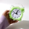 Quartz Analog Alarm Clock – Loud Alarm & Compact Design