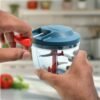 Hand-Powered Vegetable Chopper – 1000ML Capacity for Fast Prep