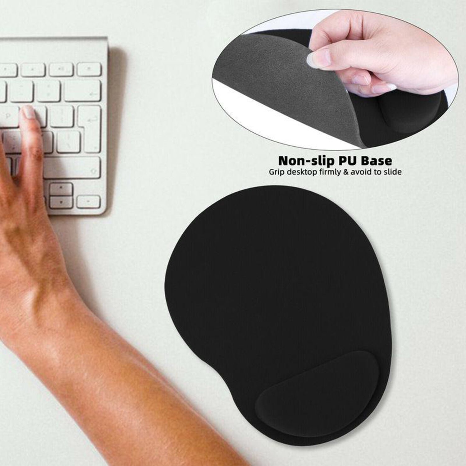 Wrist Support Mouse Pad – Ergonomic Comfort for PC Users | Compshop