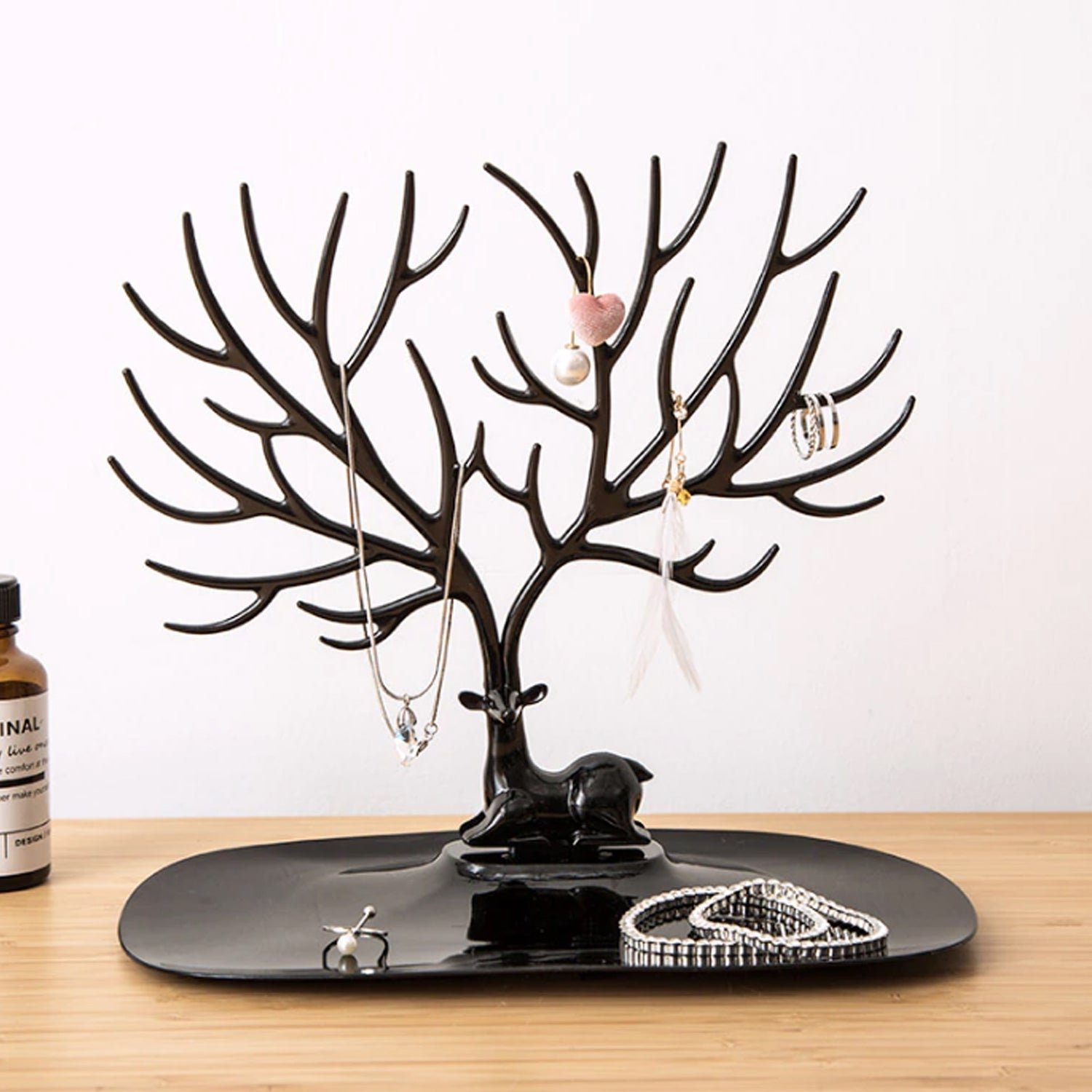 Deer Shaped Jewellery Holder – Elegant Antler Tree Organizer