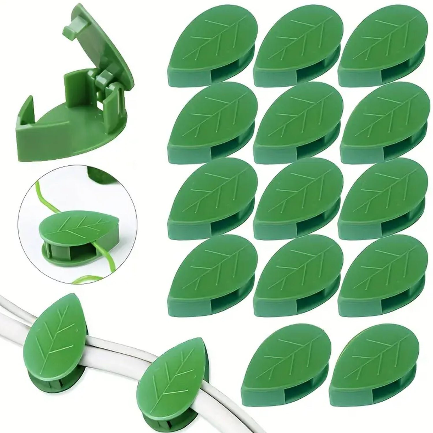Plant Climbing Clips – Self-Adhesive Leaf Design | Indo Glow
