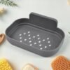 Kitchen Soap Dish, Self-Adhesive Wall Soap Holder for Sink and Basin (1 Pc)