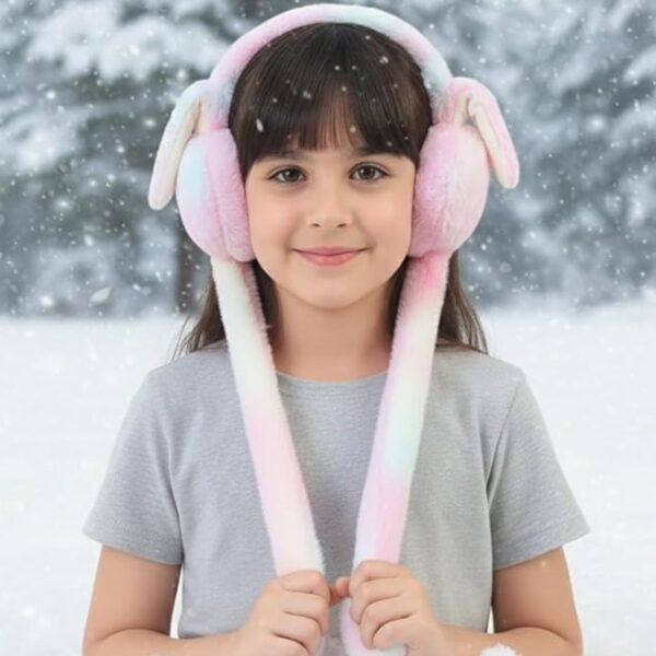 Winter Earmuffs for Kids – Soft Plush & Cozy Ear Warmers, chu chu
